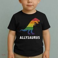 Ally LGBT Pride Allysaurus Dinosaur Toddler T-Shirt thumb 2