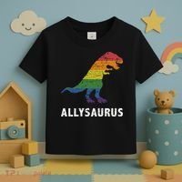 Ally LGBT Pride Allysaurus Dinosaur Toddler T-Shirt thumb 3