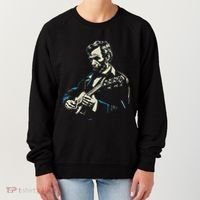 Abraham Lincoln Playing Guitar Retro Founding Fathers Women's Sweatshirt thumb 0