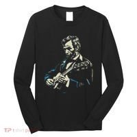 Abraham Lincoln Playing Guitar Retro Founding Fathers Long Sleeve Shirt thumb 0