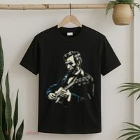 Abraham Lincoln Playing Guitar Retro Founding Fathers T-Shirt thumb 2