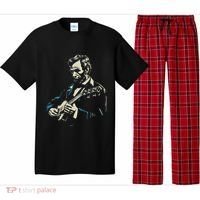 Abraham Lincoln Playing Guitar Retro Founding Fathers Pajama Set thumb 0