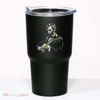 Abraham Lincoln Playing Guitar Retro Founding Fathers Tumbler thumb 0