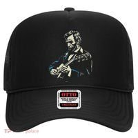 Abraham Lincoln Playing Guitar Retro Founding Fathers Hat thumb 0