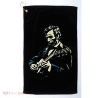 Abraham Lincoln Playing Guitar Retro Founding Fathers Golf Towel thumb 0