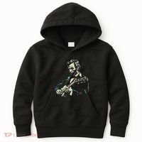 Abraham Lincoln Playing Guitar Retro Founding Fathers Kids Hoodie thumb 0