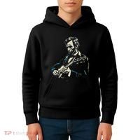 Abraham Lincoln Playing Guitar Retro Founding Fathers Kids Hoodie thumb 4