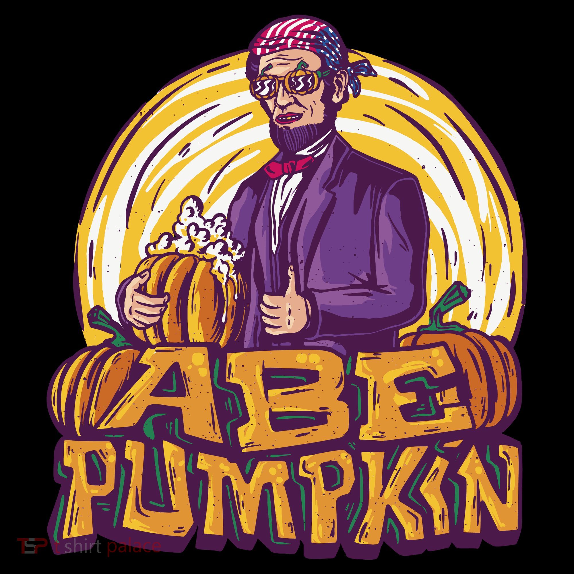 Abraham Lincoln Pumpkin Bucket Hat