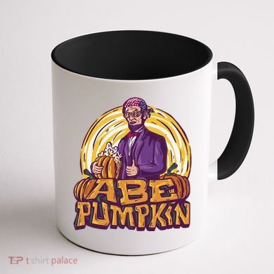 Abraham Lincoln Pumpkin Coffee Mug back