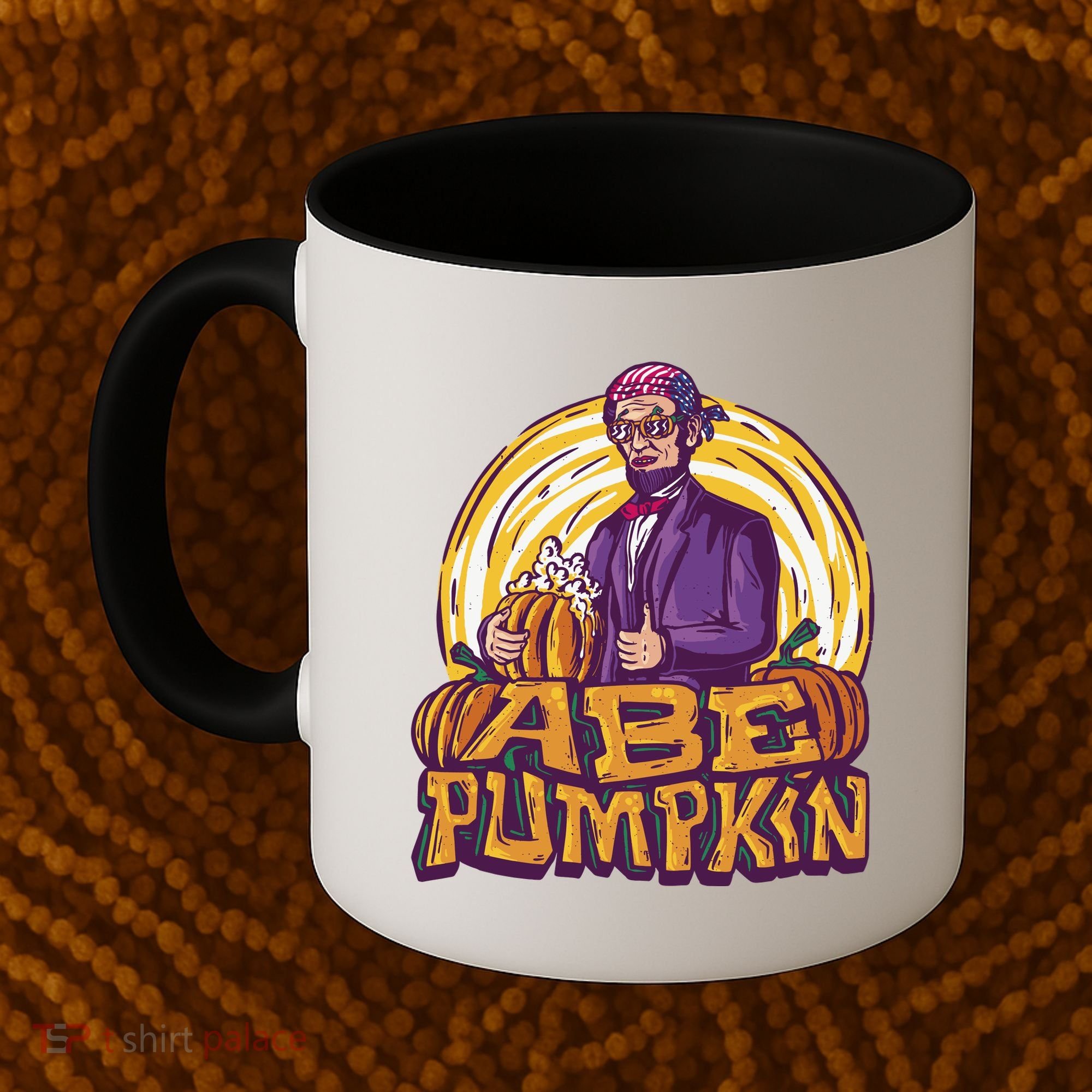 Abraham Lincoln Pumpkin Coffee Mug