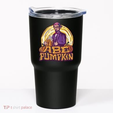 Abraham Lincoln Pumpkin Tumbler