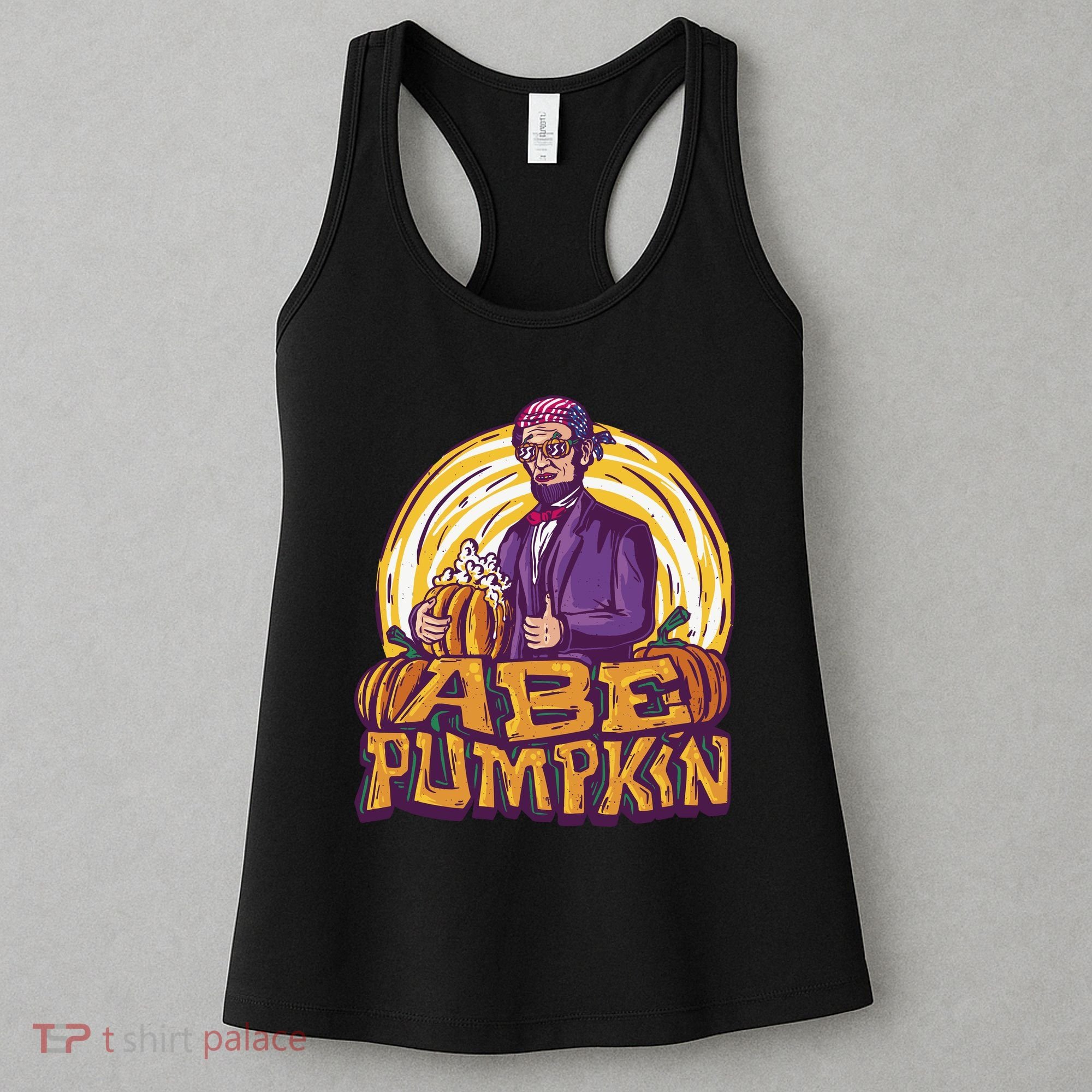 Abraham Lincoln Pumpkin Women's Tank Top
