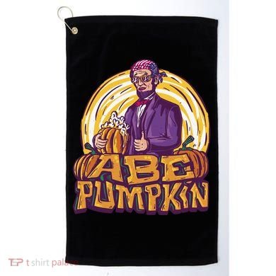Abraham Lincoln Pumpkin Golf Towel