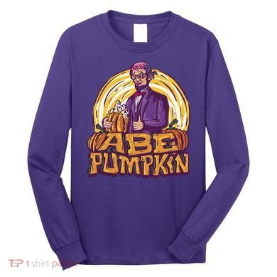 Abraham Lincoln Pumpkin Long Sleeve Shirt