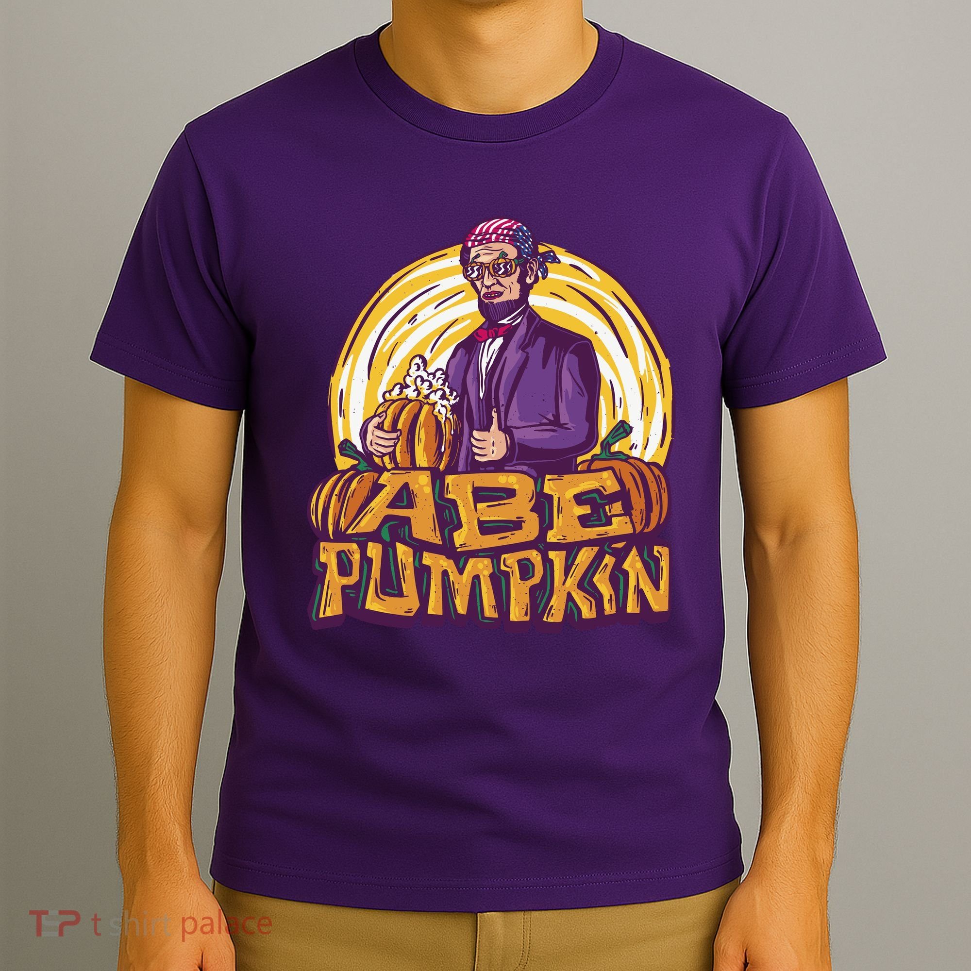 Abraham Lincoln Pumpkin T-Shirt