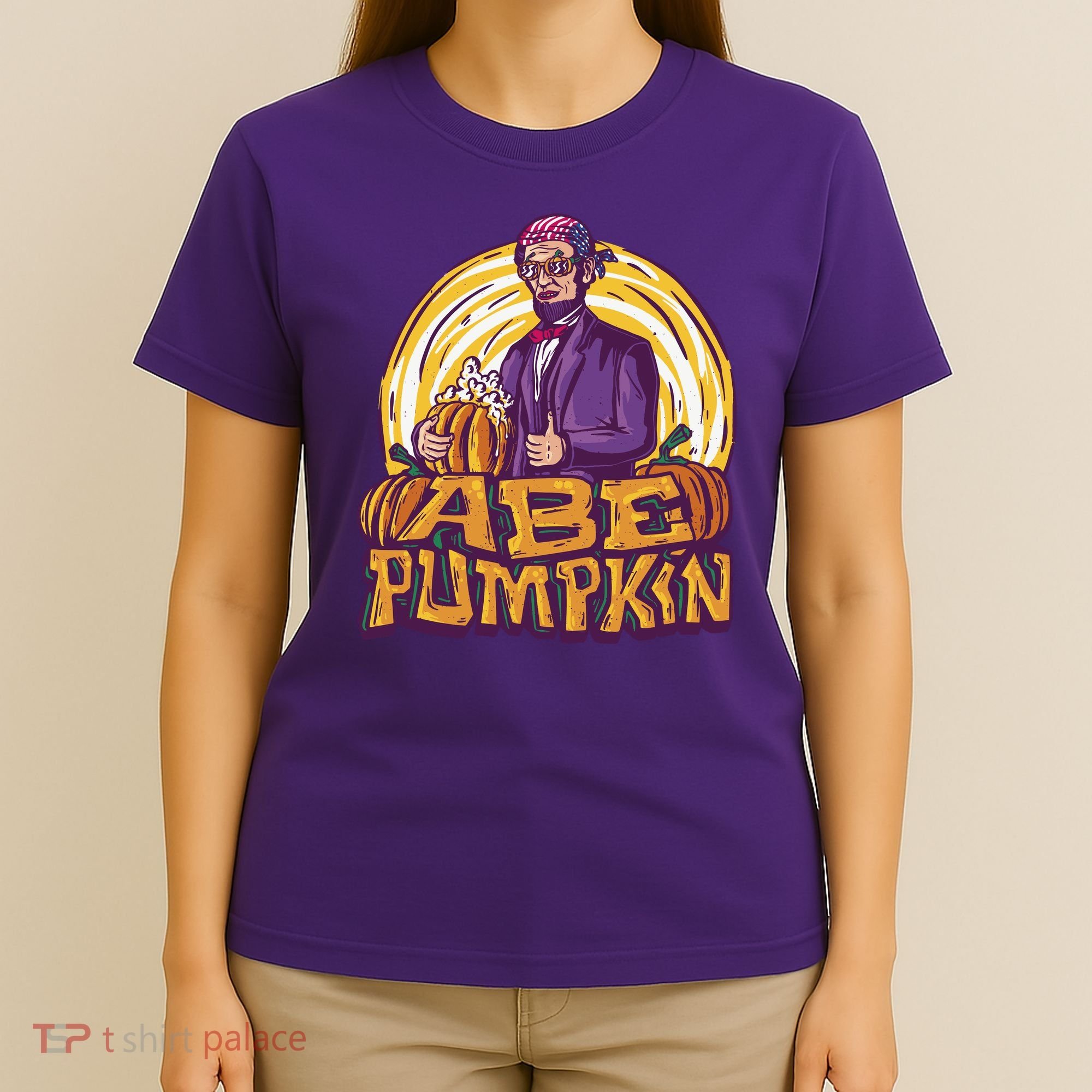 Abraham Lincoln Pumpkin T-Shirt