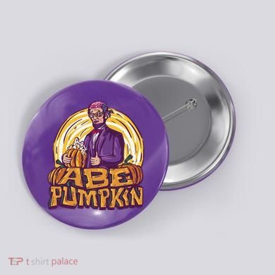 Abraham Lincoln Pumpkin Button