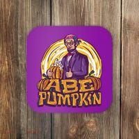 Abraham Lincoln Pumpkin Coaster thumb 0