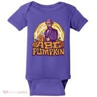 Abraham Lincoln Pumpkin Baby Bodysuit thumb 0