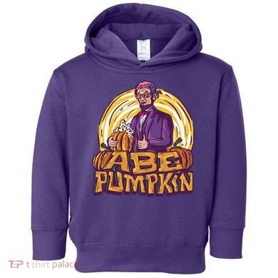 Abraham Lincoln Pumpkin Toddler Hoodie