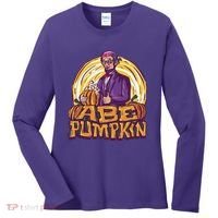 Abraham Lincoln Pumpkin Women's Long Sleeve Shirt thumb 0