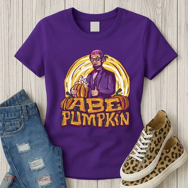 Abraham Lincoln Pumpkin Women's T-Shirt