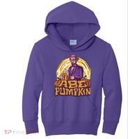 Abraham Lincoln Pumpkin Kids Hoodie thumb 0