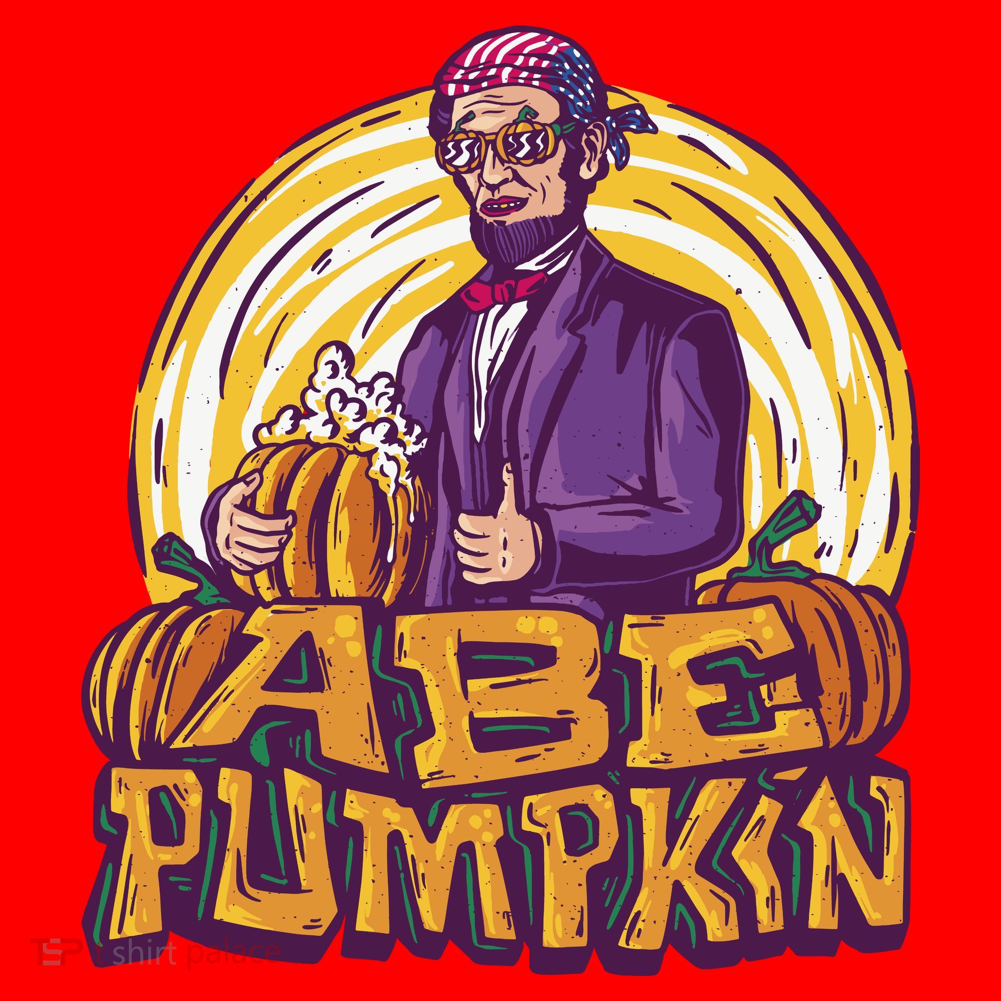 Abraham Lincoln Pumpkin Santa Hat