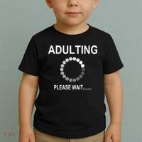 Adulting Loading Please Wait Toddler T-Shirt thumb 2
