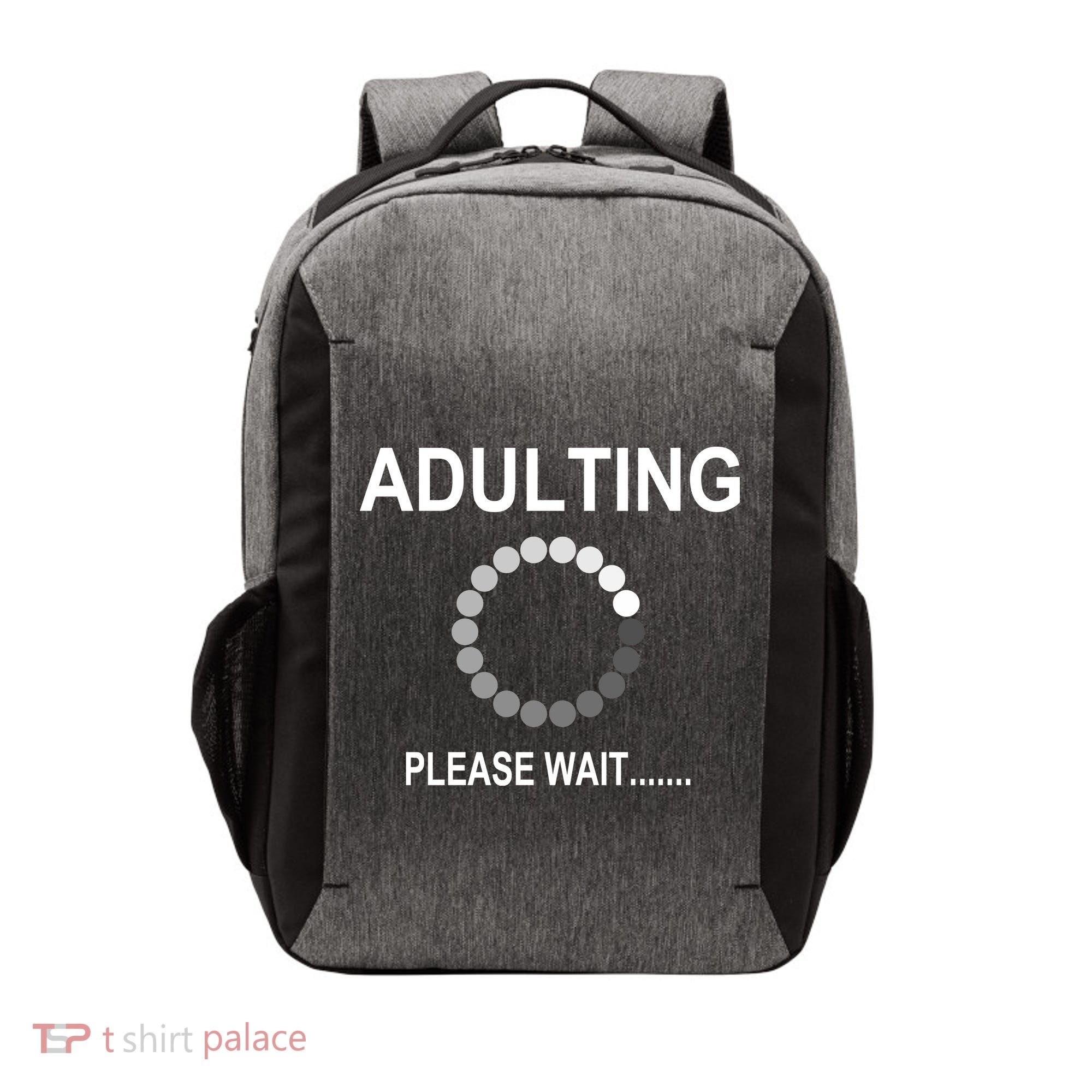 Adulting Loading Please Wait Vector Backpack