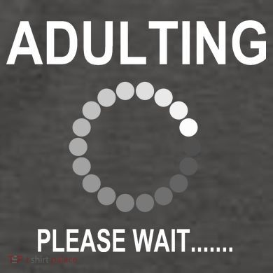Adulting Loading Please Wait Vector Backpack