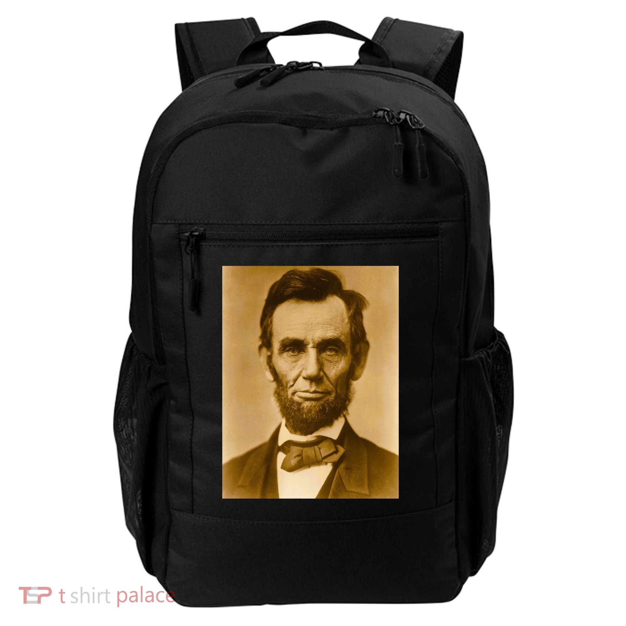 Abraham Lincoln Photograph Historical Artwork From 1863 Backpack