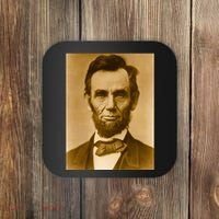 Abraham Lincoln Photograph Historical Artwork From 1863 Coaster thumb 0