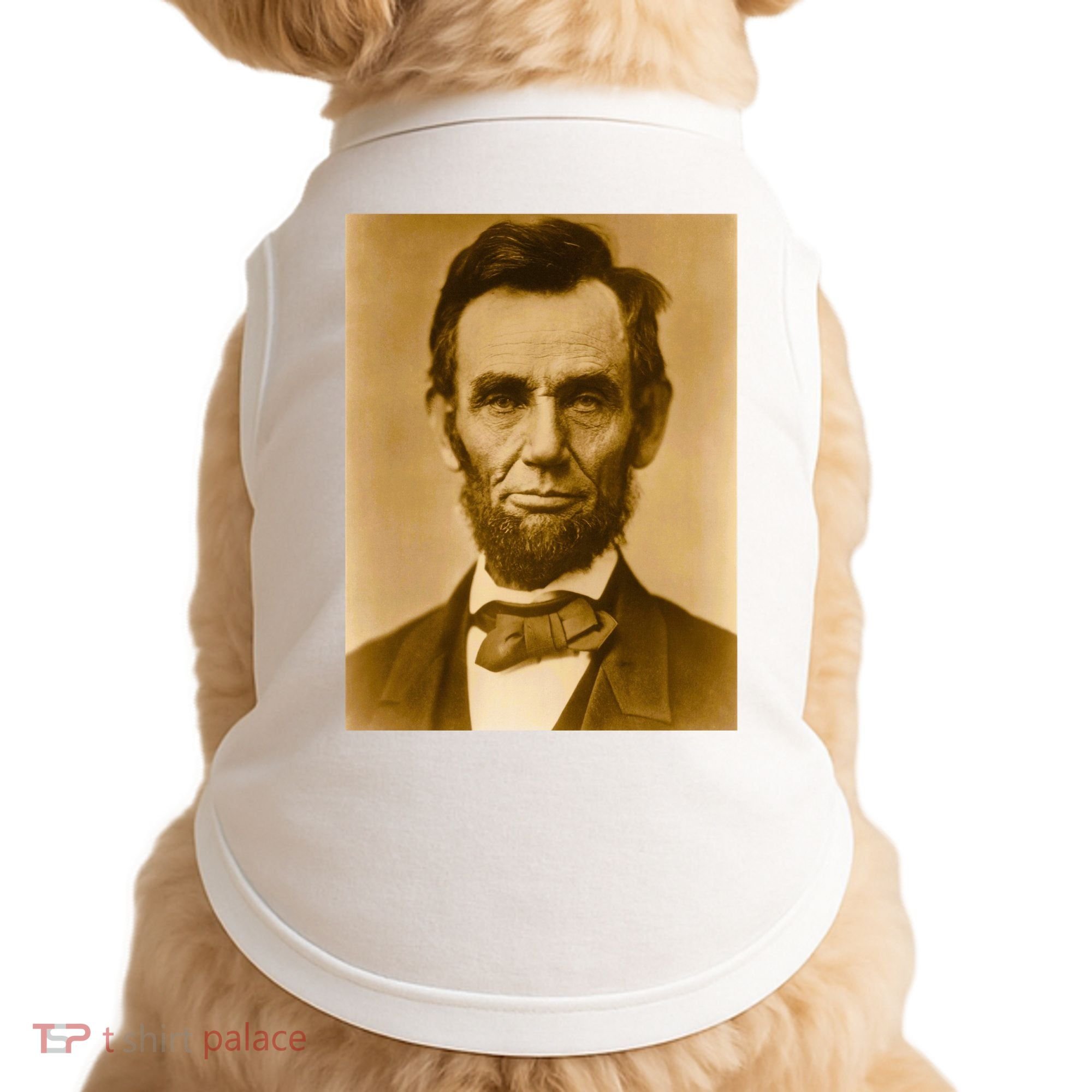 Abraham Lincoln Photograph Historical Artwork From 1863 Doggie Tank