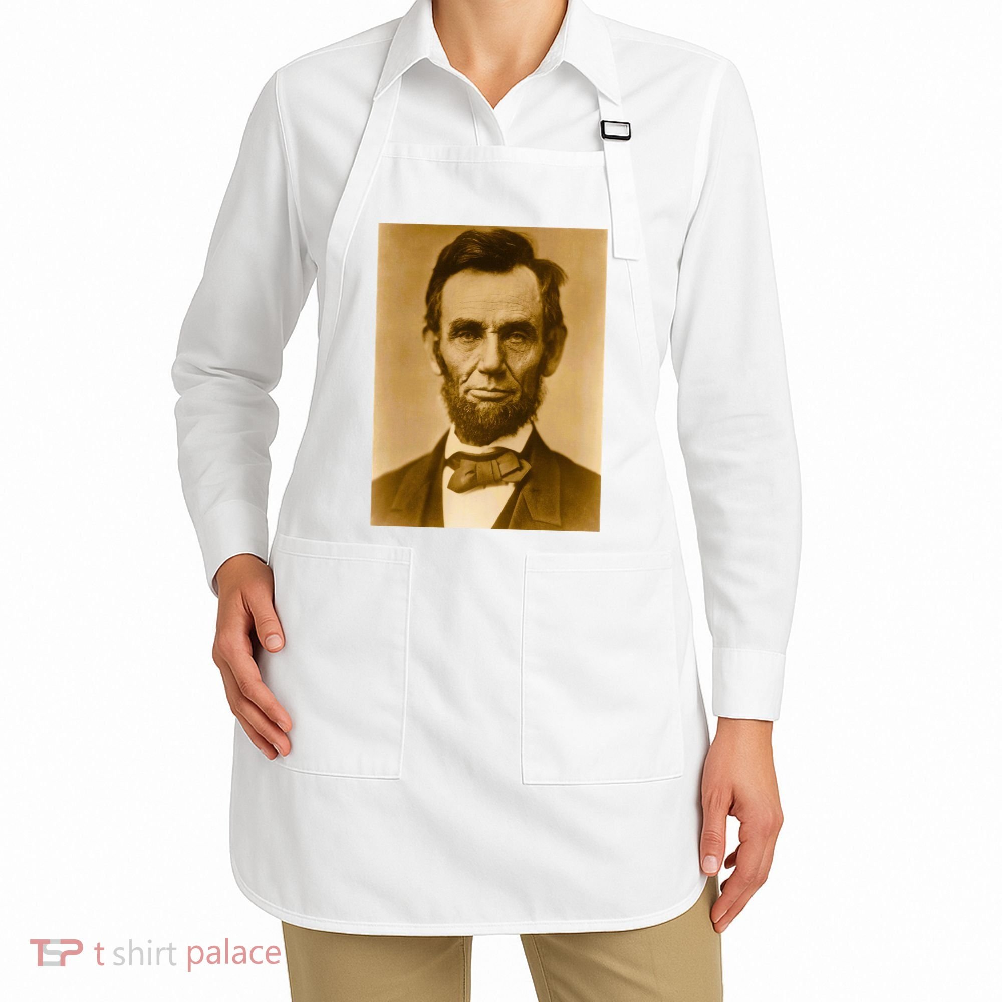 Abraham Lincoln Photograph Historical Artwork From 1863 Apron