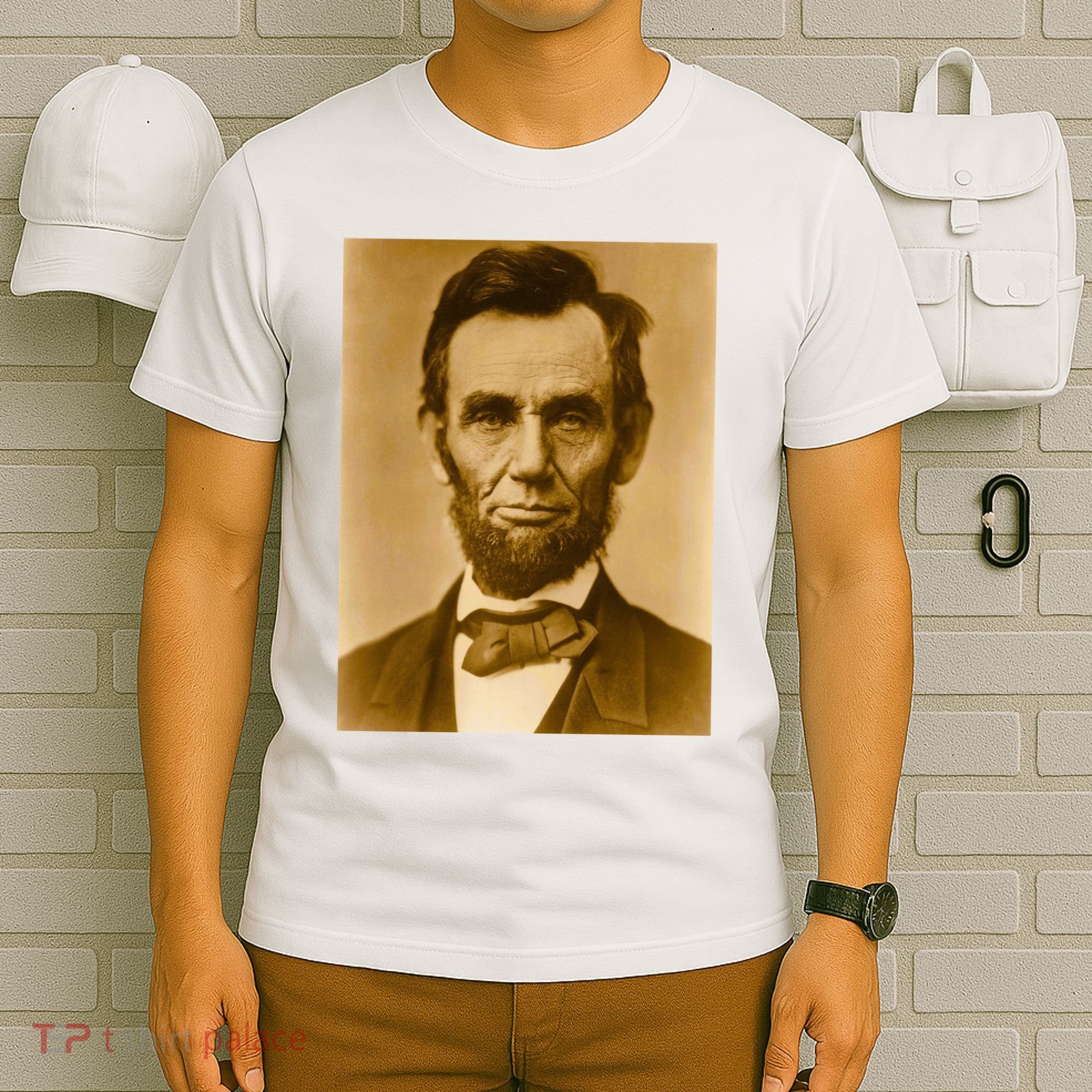 Abraham Lincoln Photograph Historical Artwork From 1863 T-Shirt