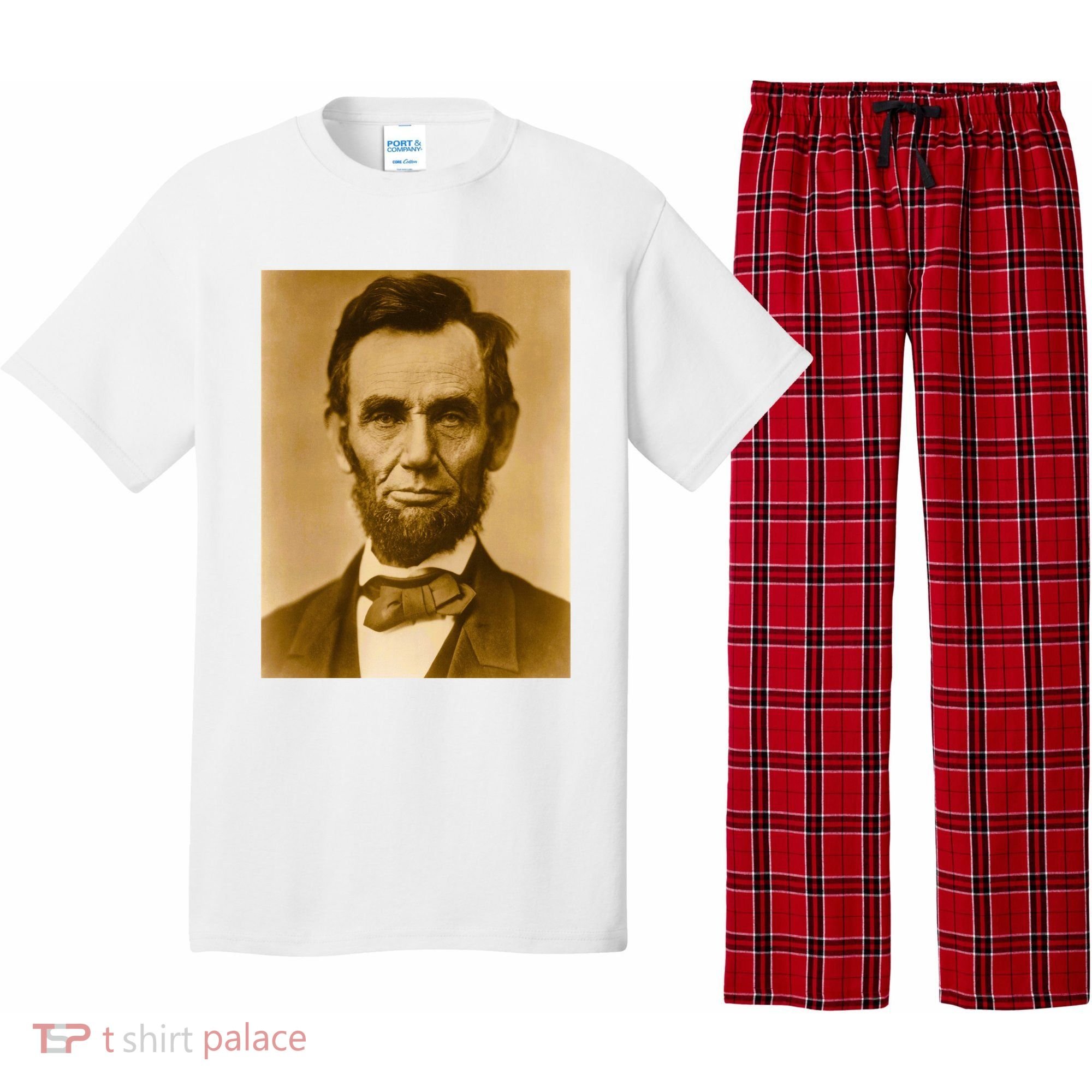 Abraham Lincoln Photograph Historical Artwork From 1863 Pajama Set