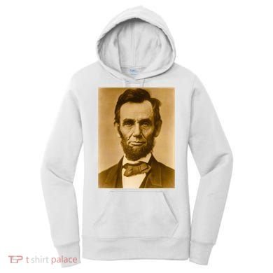 Abraham Lincoln Photograph Historical Artwork From 1863 Women's Hoodie