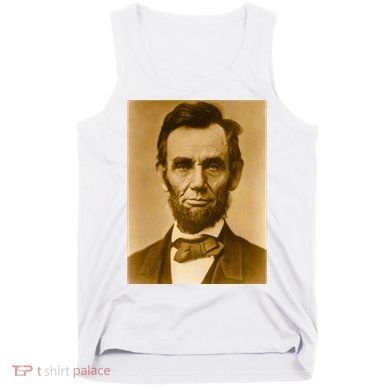 Abraham Lincoln Photograph Historical Artwork From 1863 Tank Top