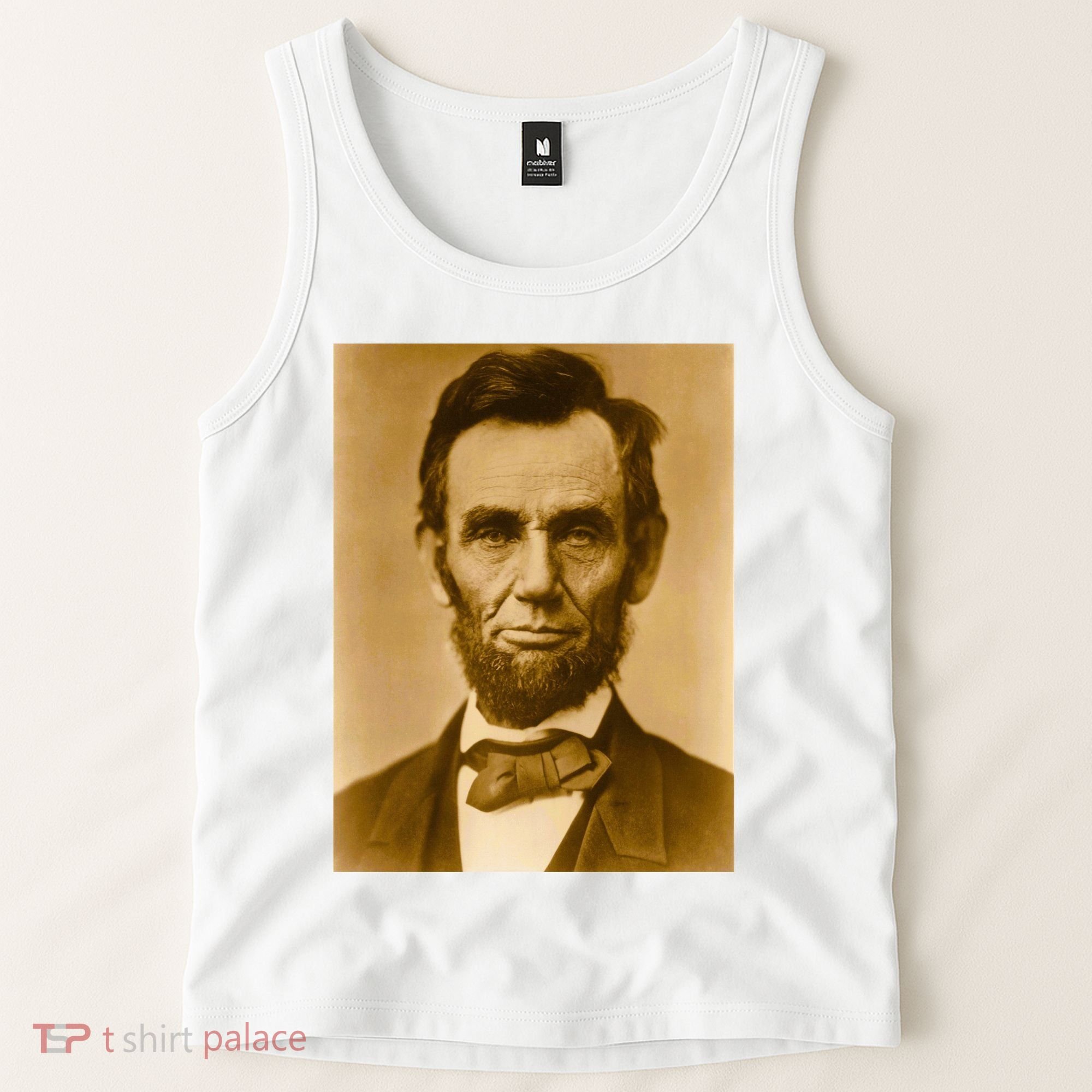 Abraham Lincoln Photograph Historical Artwork From 1863 Tank Top