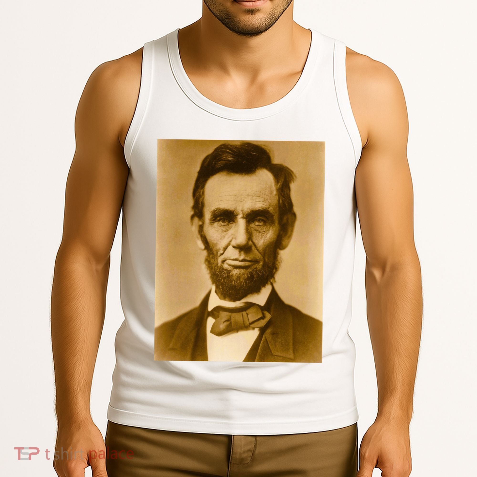 Abraham Lincoln Photograph Historical Artwork From 1863 Tank Top