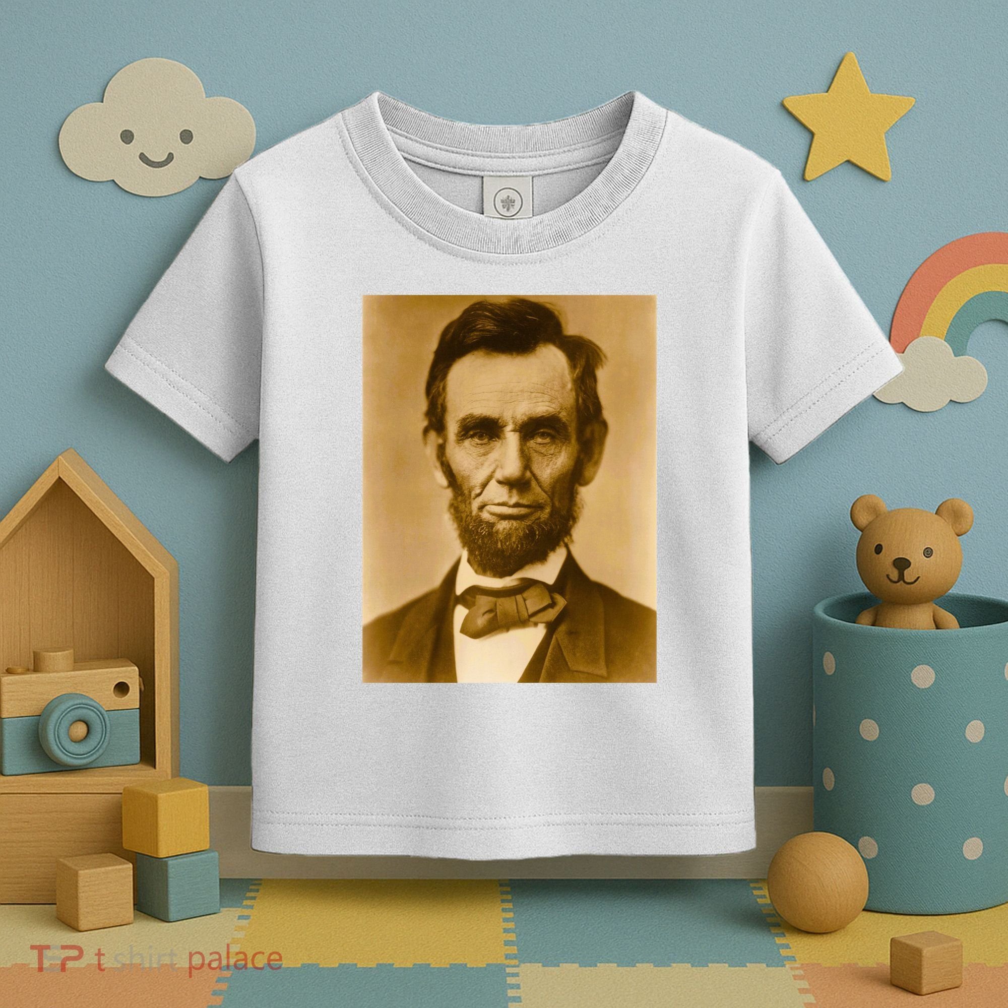 Abraham Lincoln Photograph Historical Artwork From 1863 Toddler T-Shirt