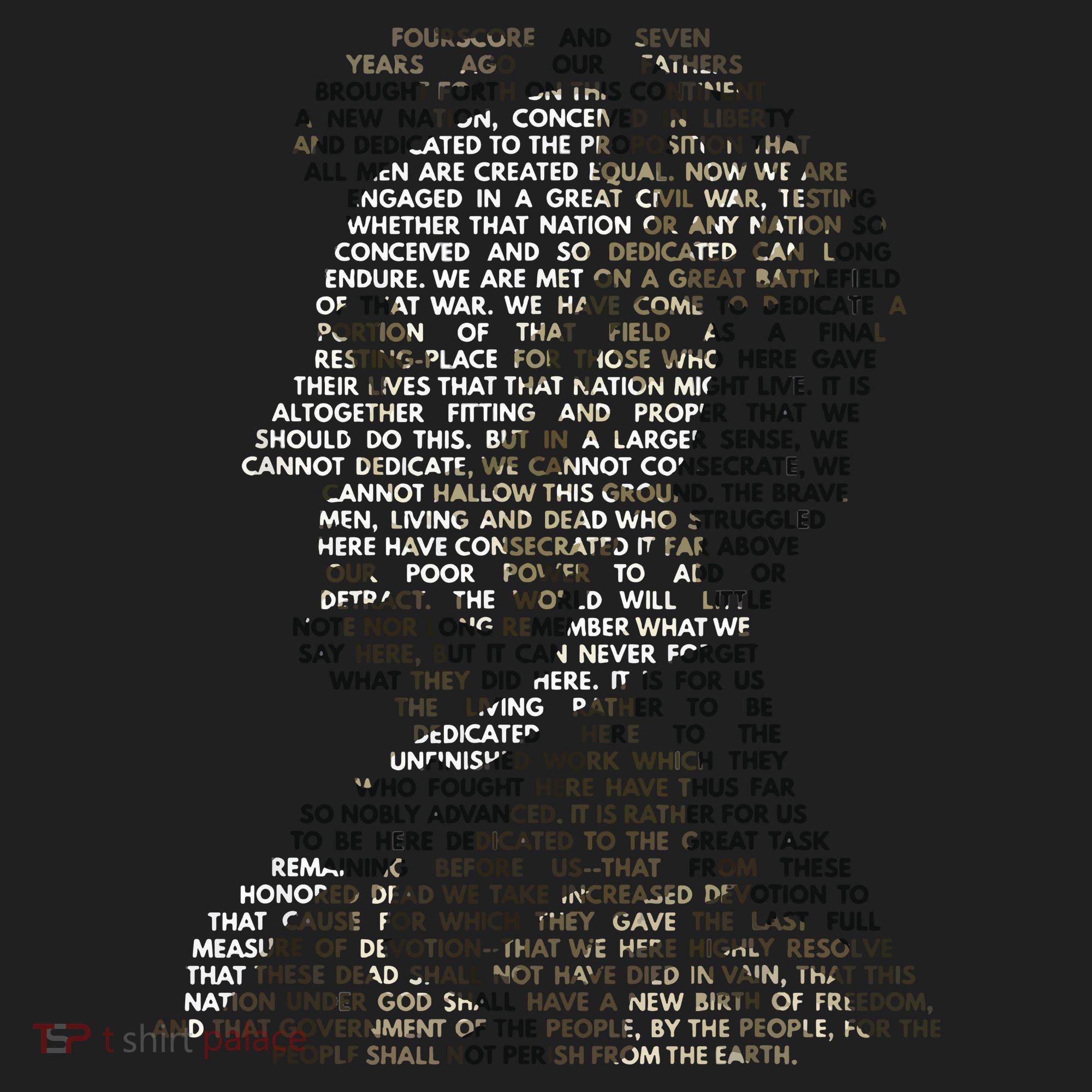 Abraham Lincoln Portrait Gettysburg Address Women's Sweatshirt