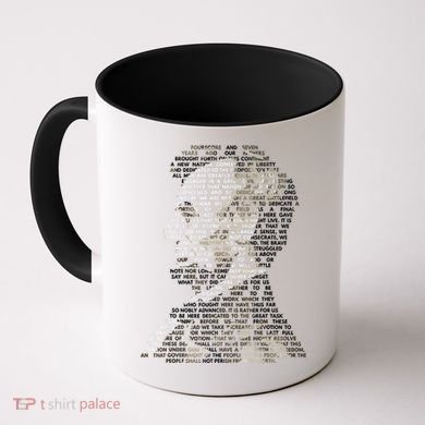 Abraham Lincoln Portrait Gettysburg Address Coffee Mug