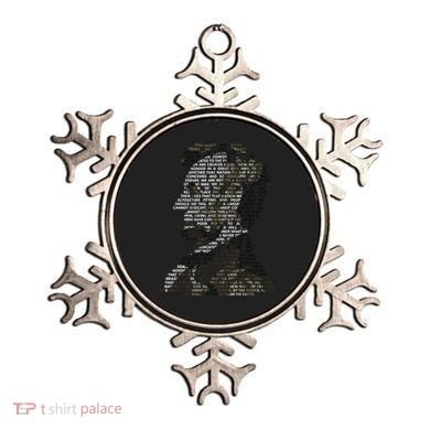 Abraham Lincoln Portrait Gettysburg Address Ornament