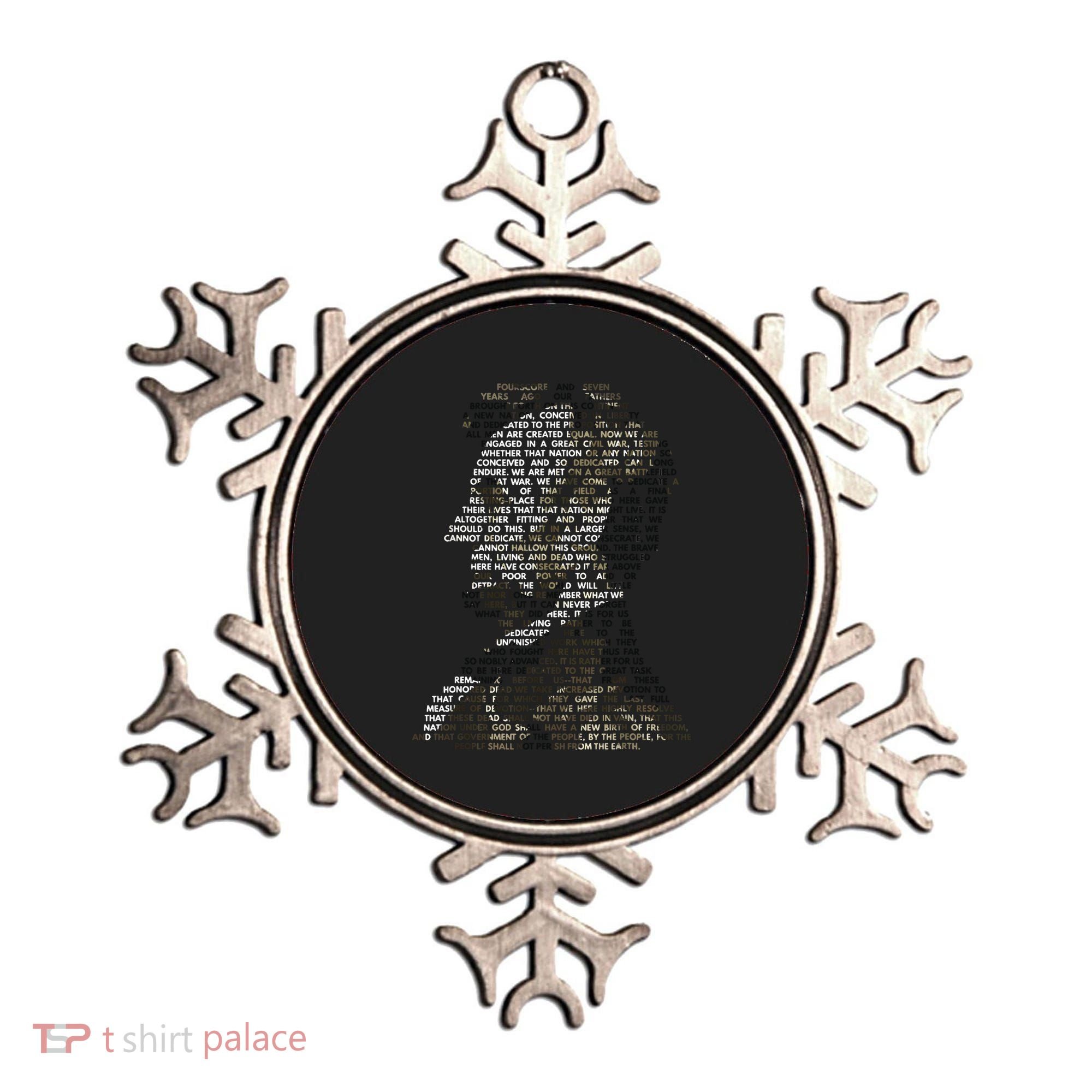 Abraham Lincoln Portrait Gettysburg Address Ornament