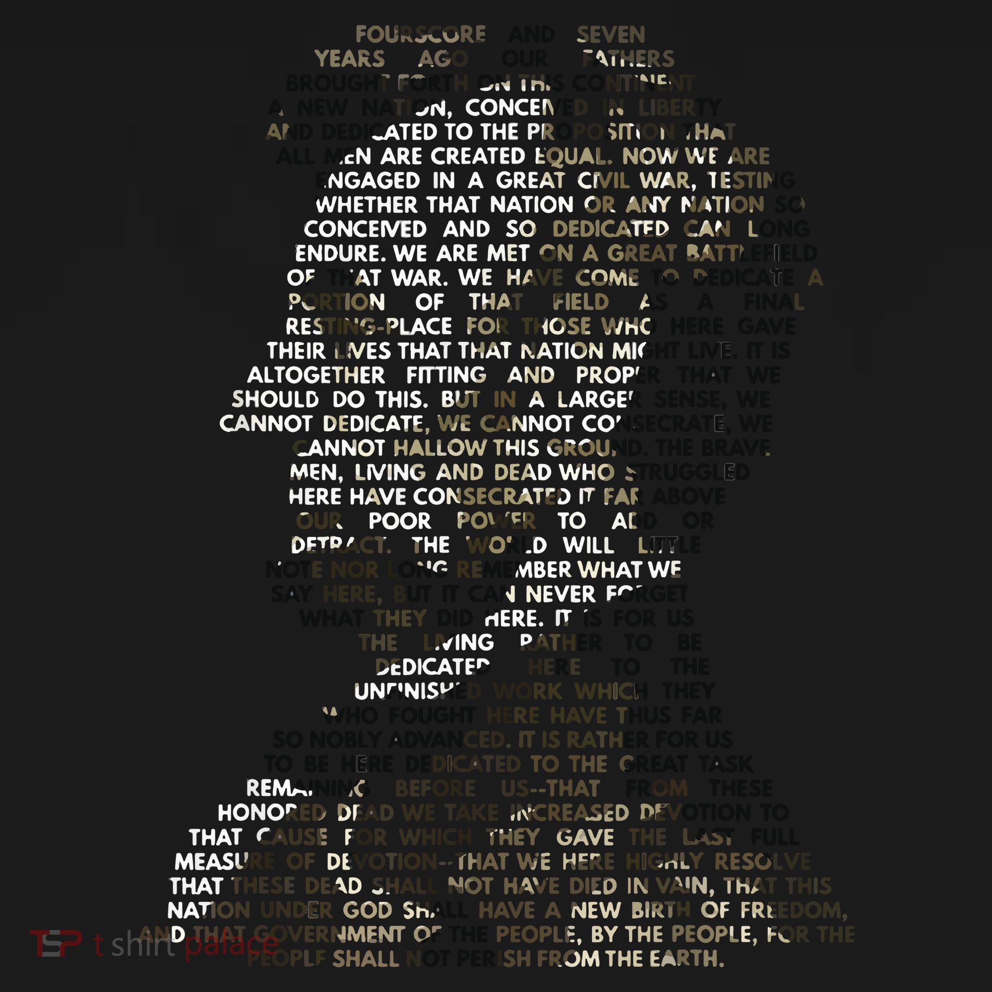 Abraham Lincoln Portrait Gettysburg Address Women's Tank Top