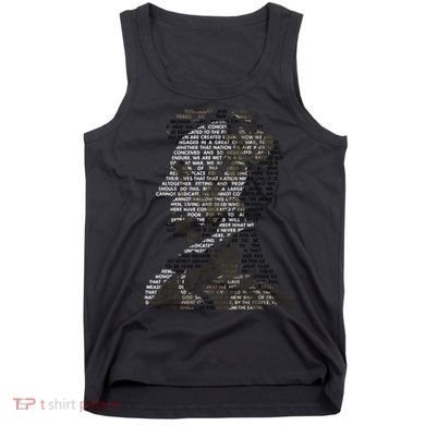 Abraham Lincoln Portrait Gettysburg Address Tank Top