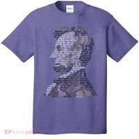 Abraham Lincoln Portrait Gettysburg Address T-Shirt thumb 0