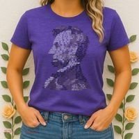 Abraham Lincoln Portrait Gettysburg Address Women's T-Shirt thumb 2